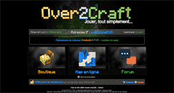 Desktop Screenshot of over2craft.fr