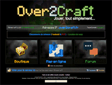 Tablet Screenshot of over2craft.fr